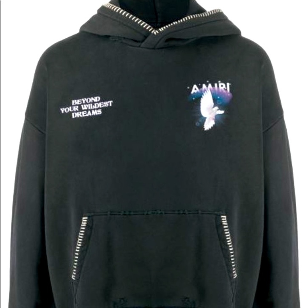Amiri Distressed Hoodie
